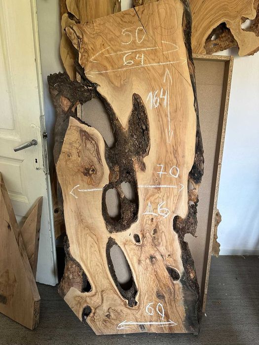 Янове от вековна маслина сухи подходящи за заливане с Епоксидна смола