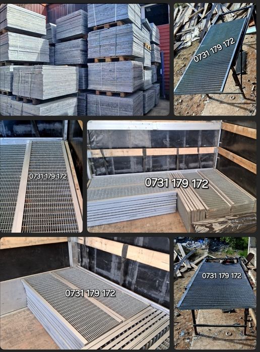 Gretare zincate galvanizat 
Vând grătare trepte pentru scări de exteri