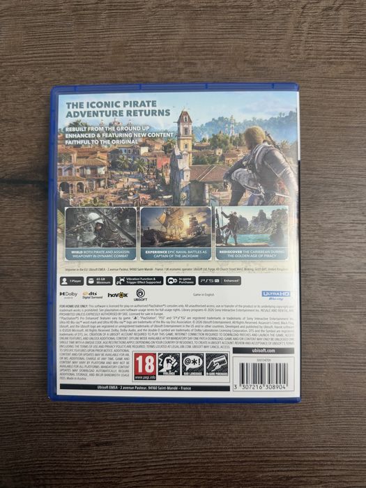 Vând (NU SCHIMB) Assassin’s Creed Black Flag Resynced Ps5 ca nou