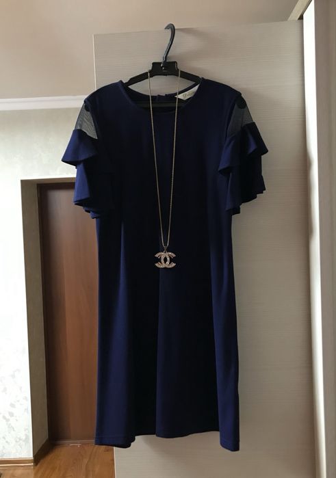 Синее платье для девочек