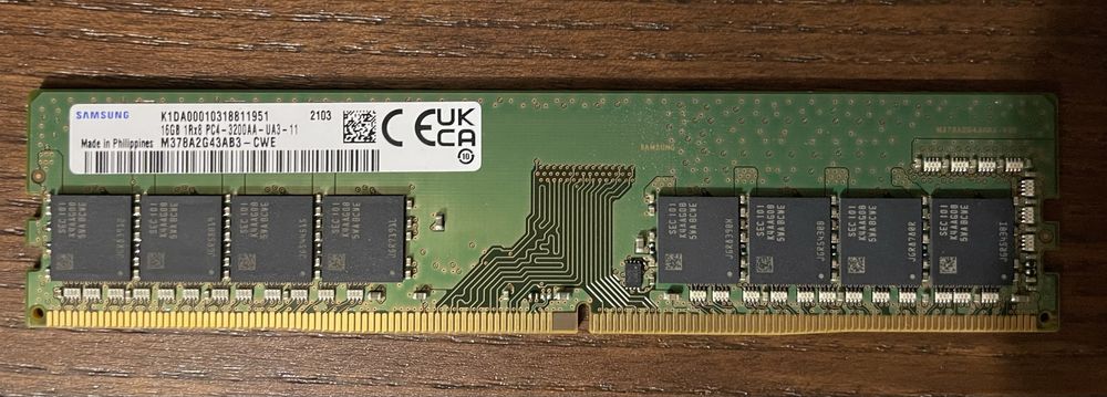 RAM памет Samsung 16GB DDR4 3200 Mhz