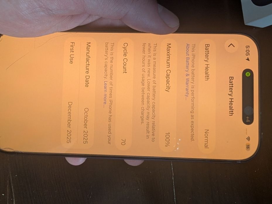 iPhone 17pro 512gb, 100% батарея, с коробкой