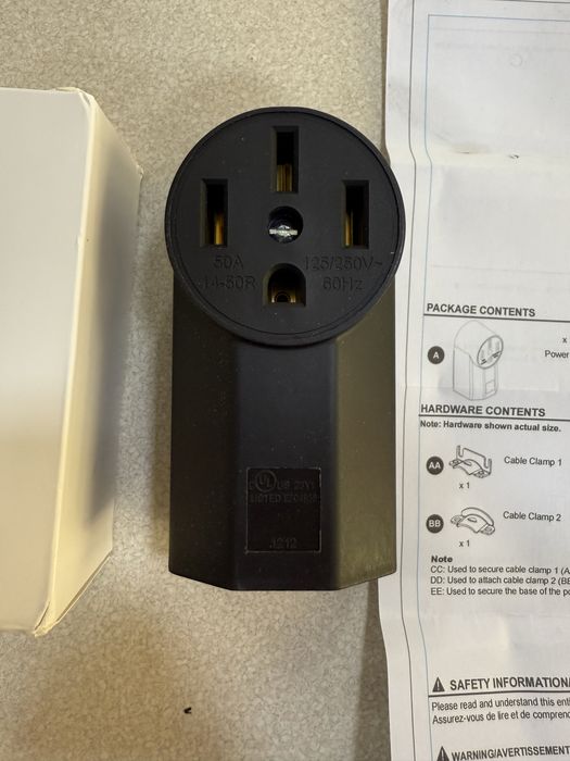 Розетка Nema для электромобилей 7-11 квт 50А