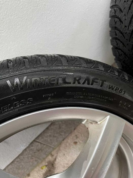 Set roti Alutec Grip 16" cu cauciucuri de iarna Kumho Wintercraft