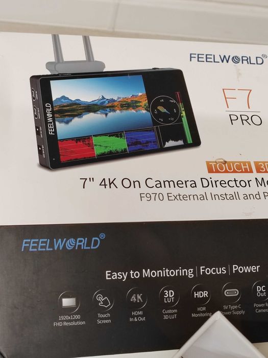 Feelworld F7PRO Monitor IPS 4K 7" Touchscreen HDMI
