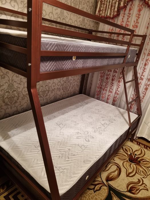 Двухъярусная Металлическая Кровать, LOFT Style, Разборная,