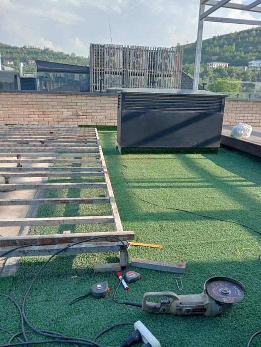 Террасные доски, монтаж рассрочка