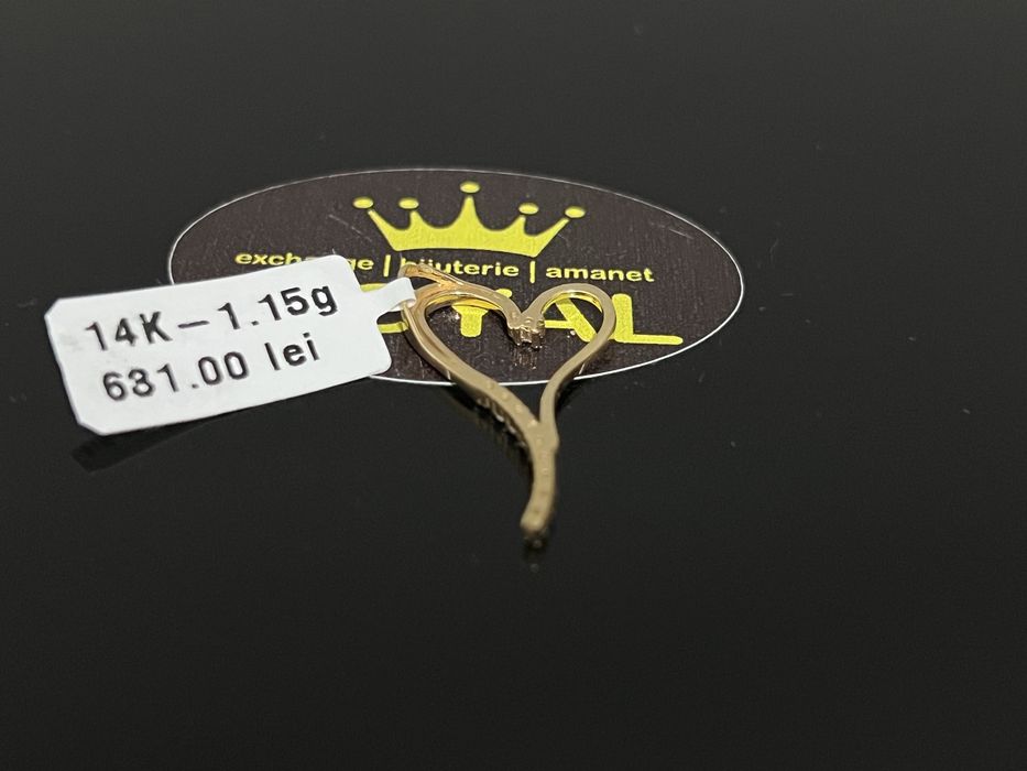 Bijuteria Royal CB : Pandant aur nou 14k 1,15g
