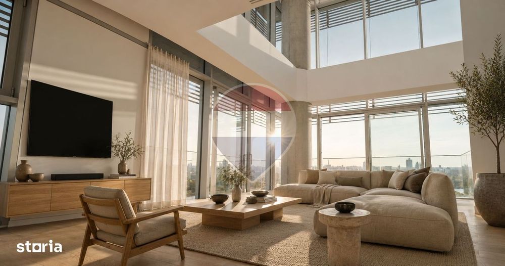 Penthouse tip loft 4 camere exclusivist | View spre Lacul Floreasca — fotografia 1