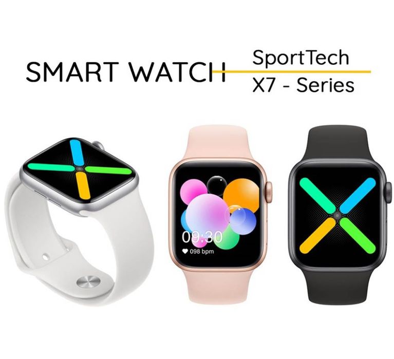 Умен Smart Часовник Гривна Watch Series 44mm iWatch за iPhone Android