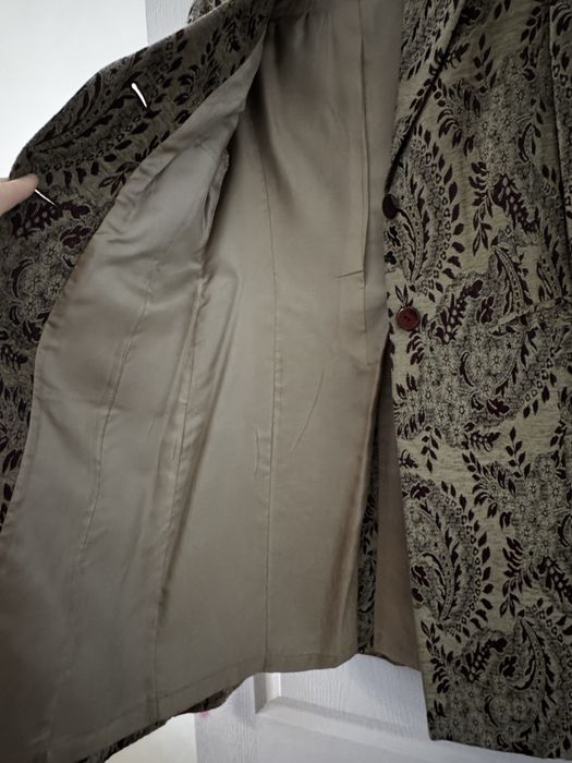 Пальто сюртук велюровое