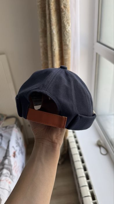 Шапка докер, универсальный, темно-синий