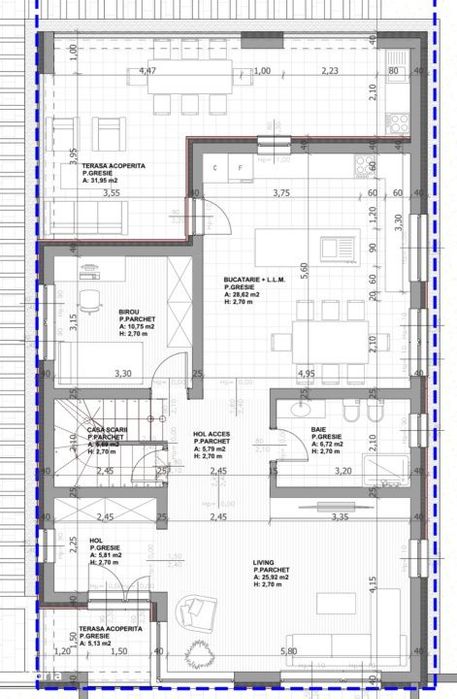 Casa Individuala 5 Cam 231.61 Mp, Teren 470 Mp Dambul Rotund