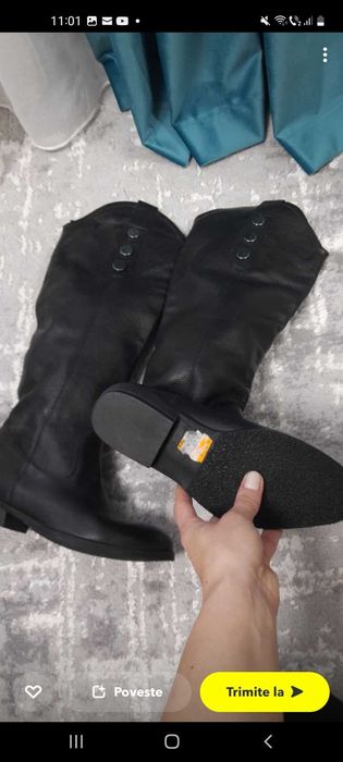 Cizme din piele naturala noi