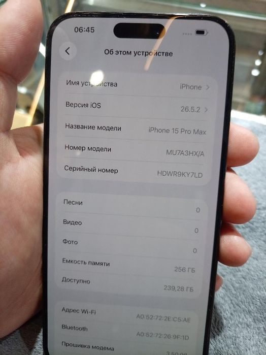 Iphone15 max xolati 10 Dan 9