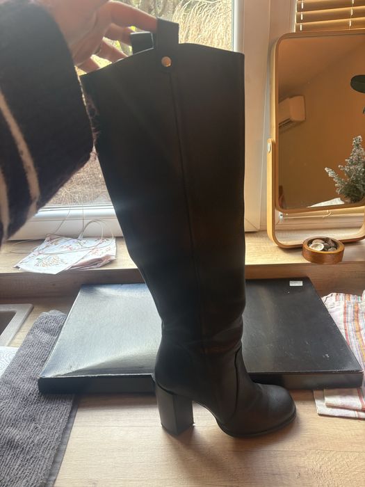 Обувка на ток до коляно /елегантни  /