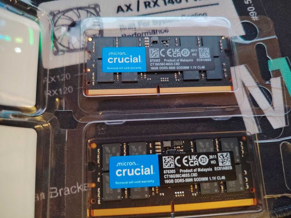 Рам памет за лаптоп Crucial 2x16GB 32GB 5600MHz DDR5 SO-DIMM