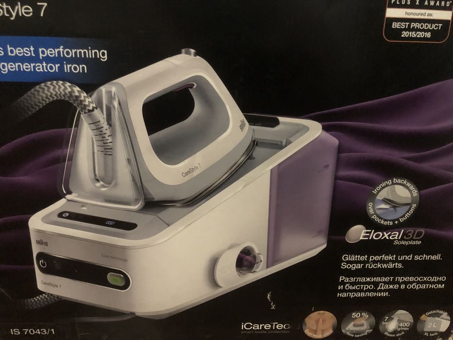 Парогенератор Braun с гладильной доской