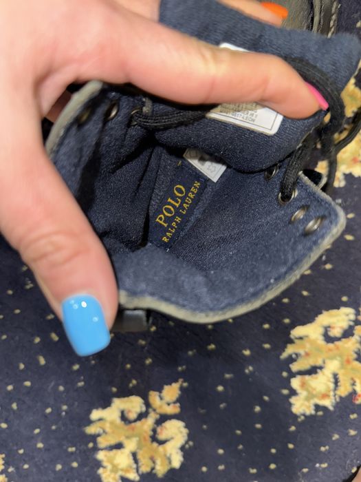 Детские кожаные ботинки Polo Ralph Lauren, р. 27.5 (US 11)