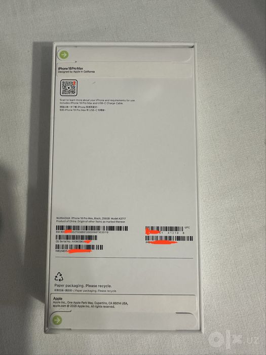 Iphone 18 pro max 256 gb