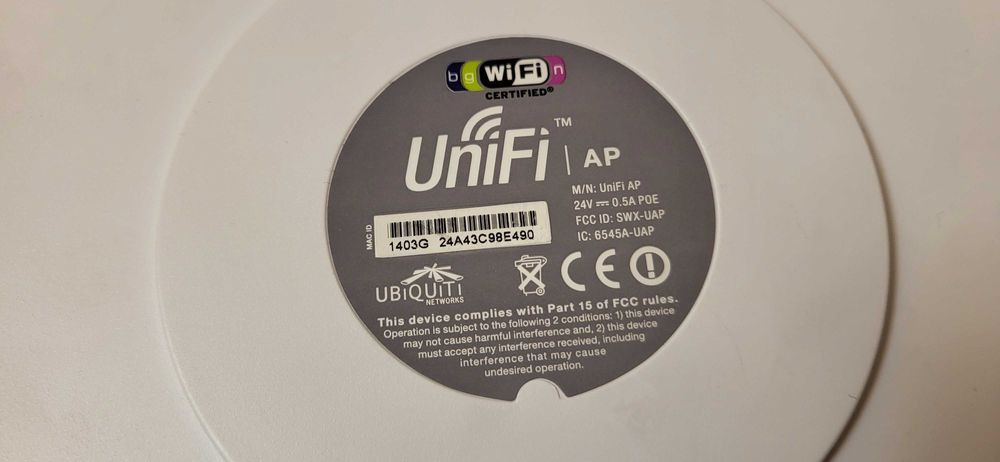 UBIQUITI UniFi AP Nou fuctional