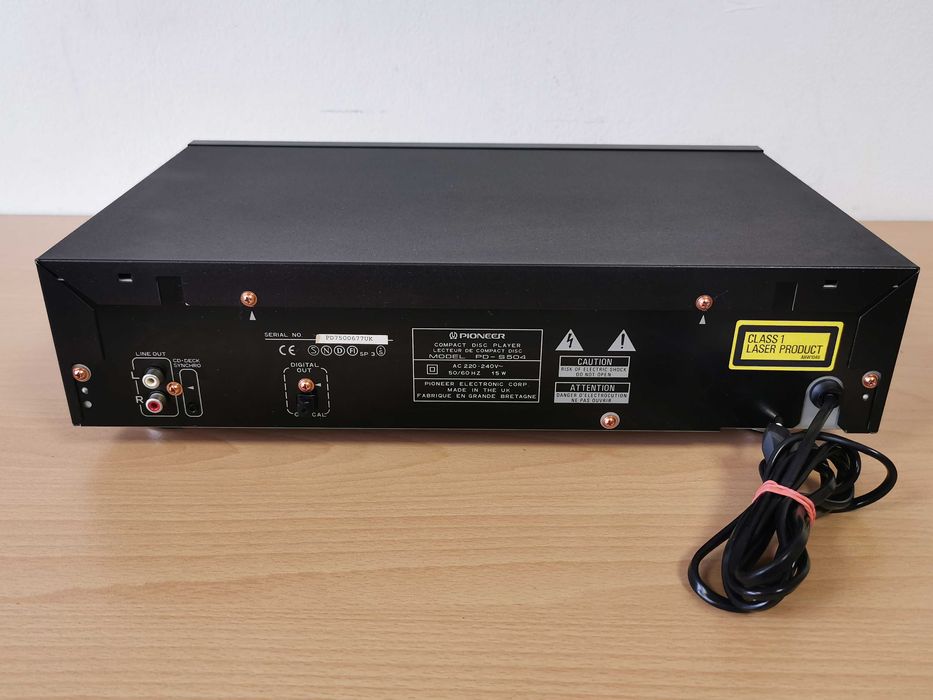 Pioneer PD-S504 CD плейър в отлично състояние / Stable Platter Mechanism / Legato Link