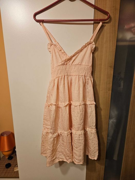 Rochie fete roz, H&M, marime 152