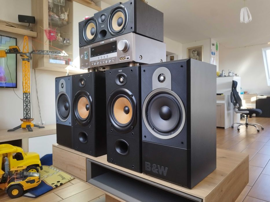 Bowers Wilkins 5.0 + Receiver Yamaha RX-V461