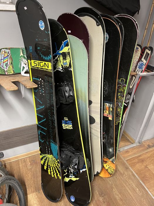 Продам сноуборды бу