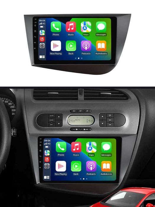 NAVIGATIE Android 14  Seat Leon 2005-2012 1/8 Gb Waze CarPlay + CAMERA