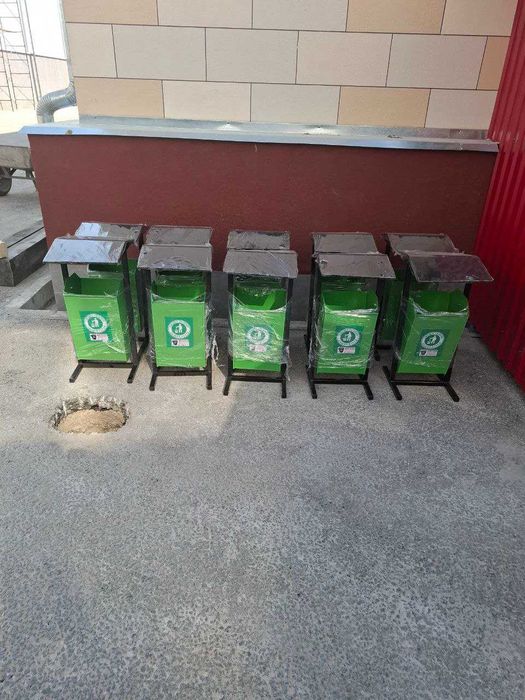 Уличные урны от 1-местных до 3-местных  надёжные и прочные