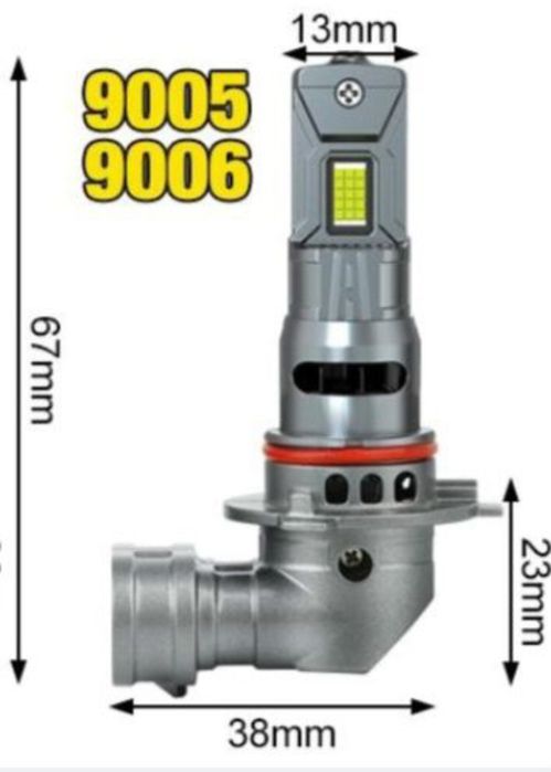 Becuri LED HB4 9006 Canbus  12V  30000LM set 2buc