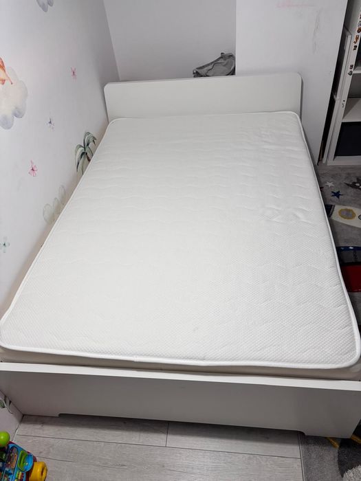 Pat ikea + saltea jysk + toper