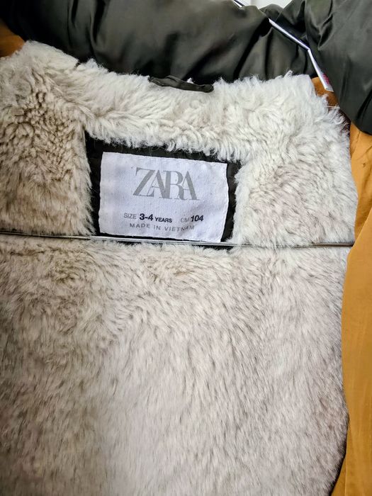 Зимно яке Zara ,размер 3-4 години,104см.