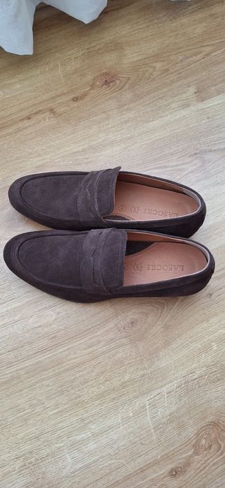 Pantofi barbatesti noi, din piele intoarsa, marimea 40
