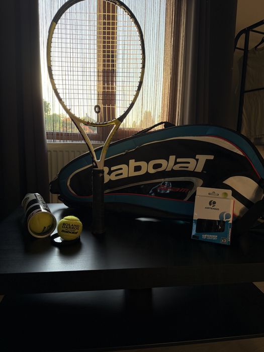 Set complet de Tennis  Racheta Babolat Pure Junior 26