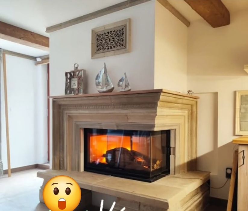 Placari cu piatra semineu barbeq