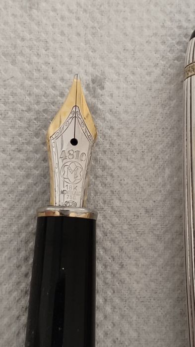 Stilou Montblanc din argint 925 peniță aut