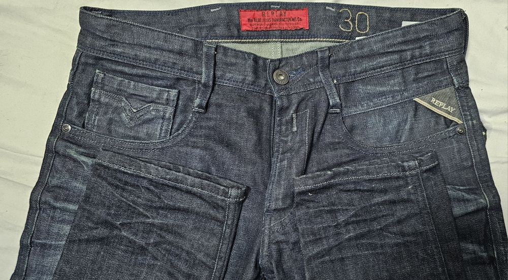 Blugi Replay Anbass tapered 30/34