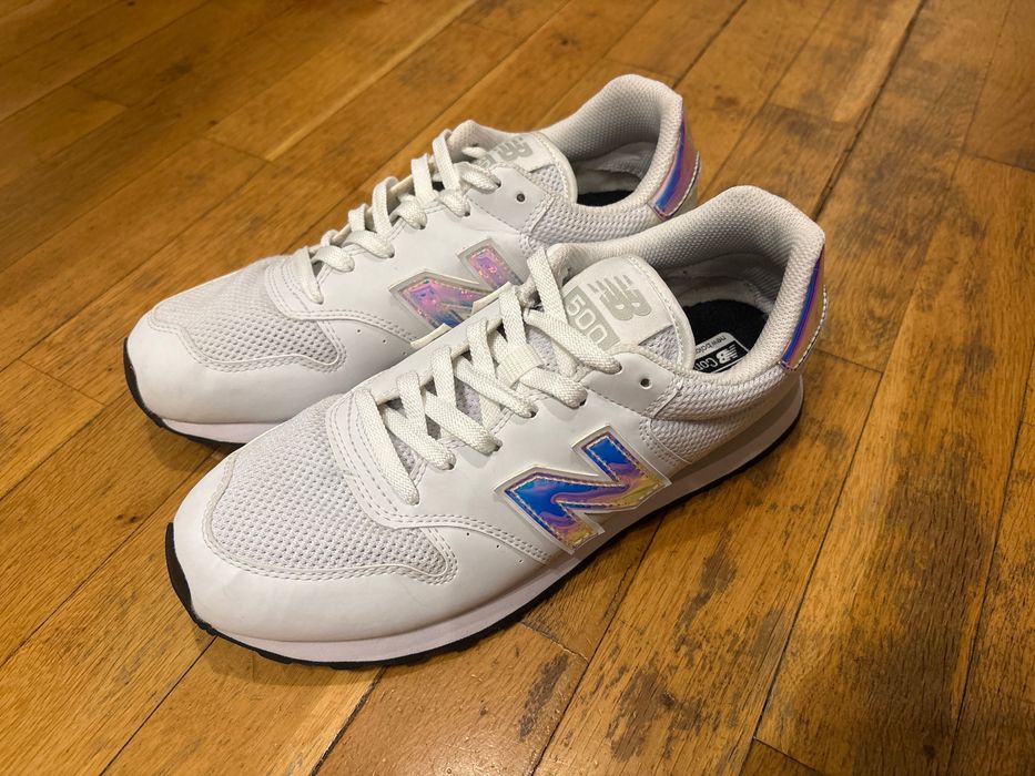 New balance NB500 бели маратонки