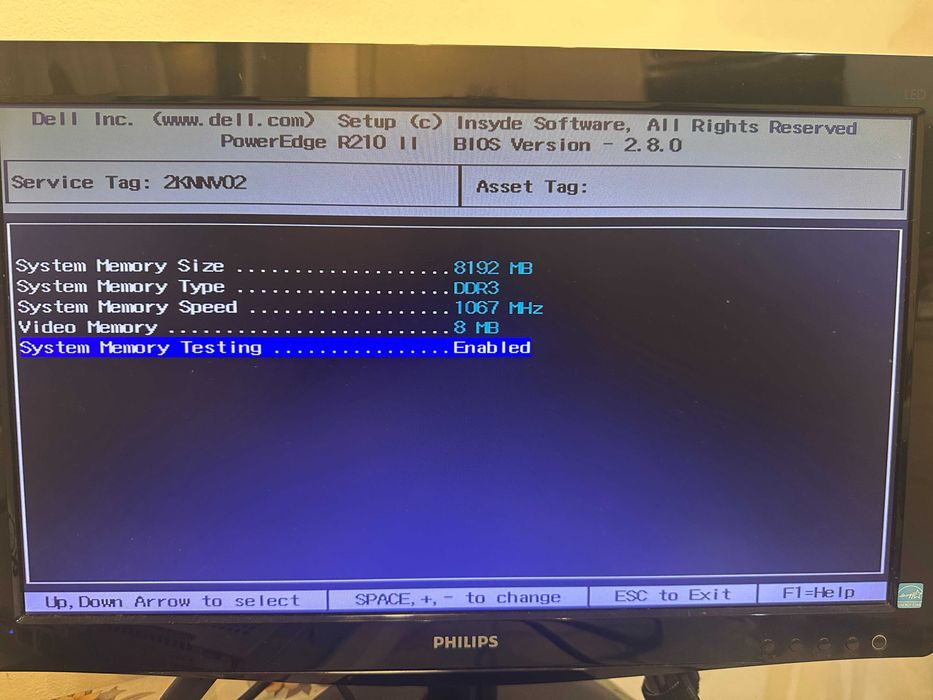 Server Dell PowerEdge R210II Intel Pentium G2120 8GB DDR3