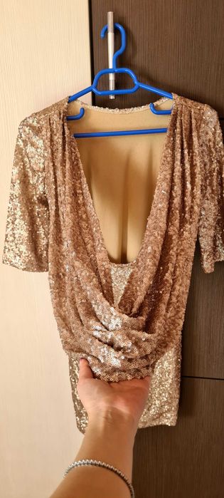 Rochie paiete "gold"