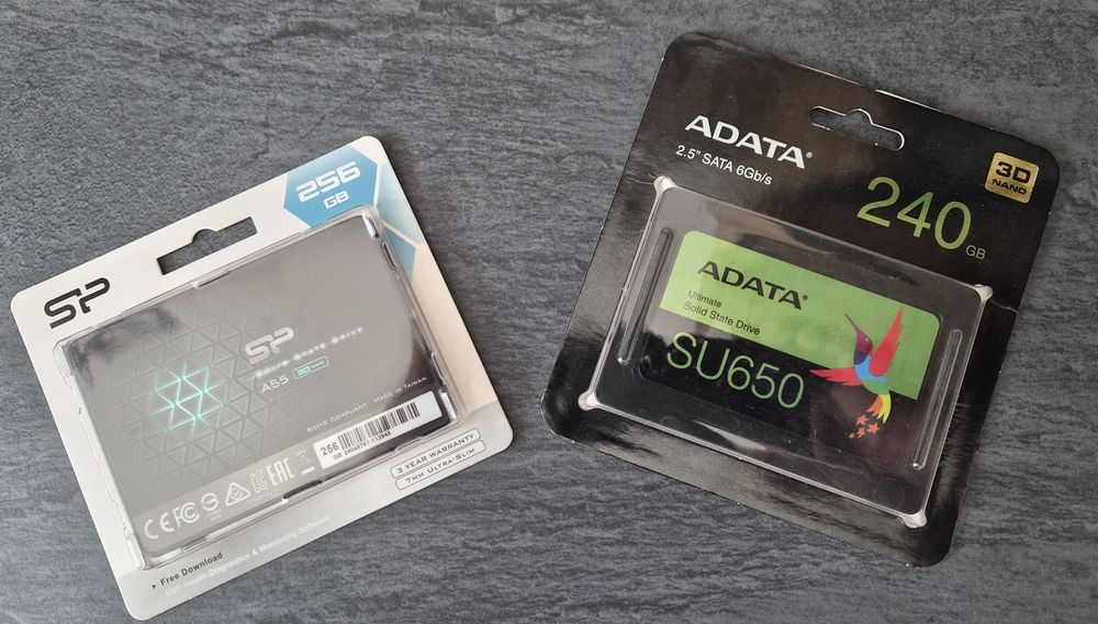 SSD Kingston, Adata, Patriot sigilate sau folosite 120 - 256 GB