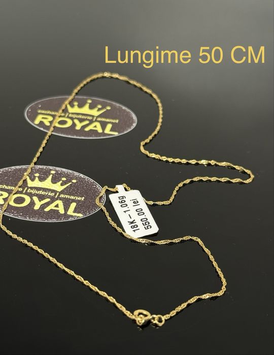 Bijuteria ROYAL : Lant AUR 18K / 1.06 GR