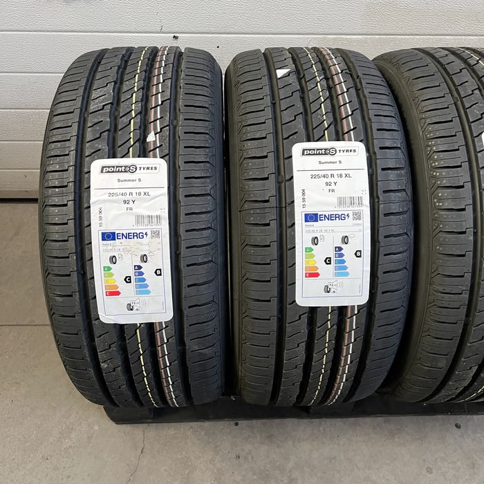 4 Anvelope vara NOI 225 40 18 Point S (by Continental)