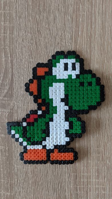 Pixel art Yoshi, Toad & egg