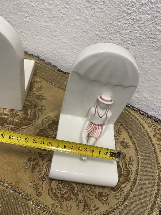 Стопери за книги Италия порцелан 1970-те плажна фигура