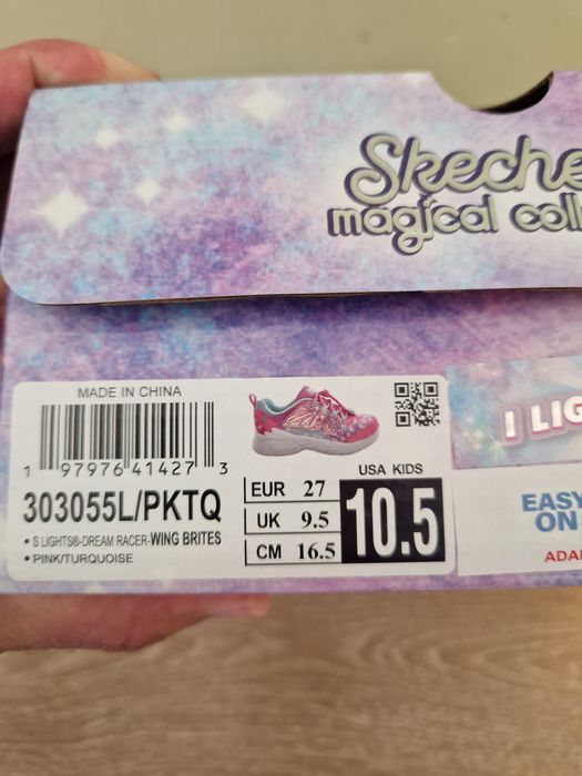 Детски маратонки - номер 27 - светещи skechers