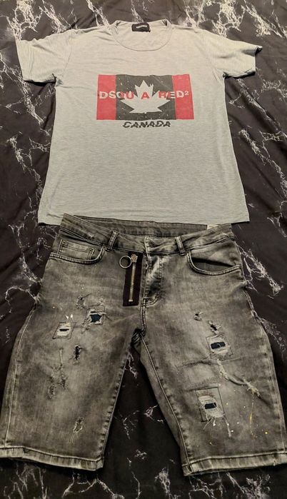 Dsquared2 - мъжка тениска и къси дънки !