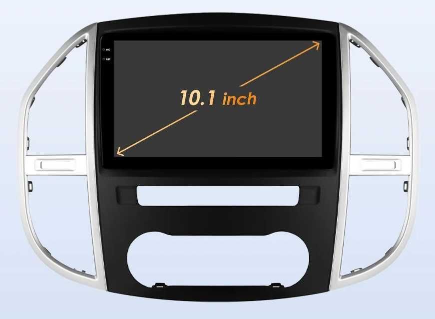 Мултимедия 10″ Android 14 за MERCEDES VITO W447 CARPLAY навигация RDS